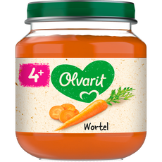 Olvarit Wortel Babyhapje 4+ maanden 125 GR