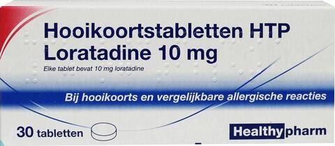 Loratadine 10mg HTP blister 30 stuks