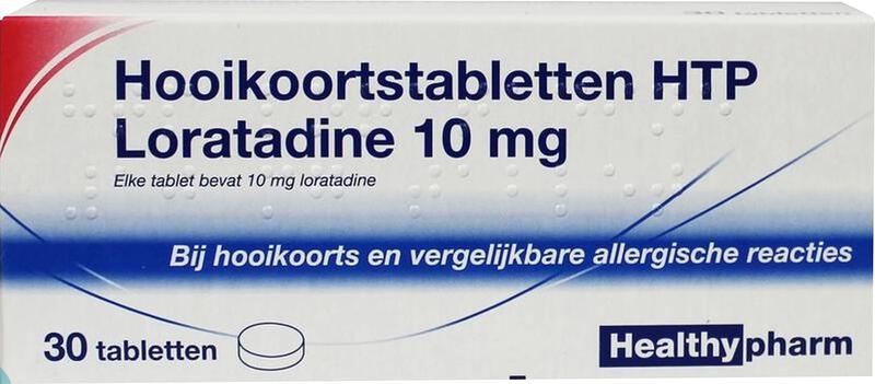 Healtypharm Hooikoorts Loratadine 10 MG HTP Tabletten 30 stuks