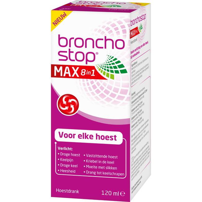 Bronchostop Max 8in1 Hoestdrank 120 ML