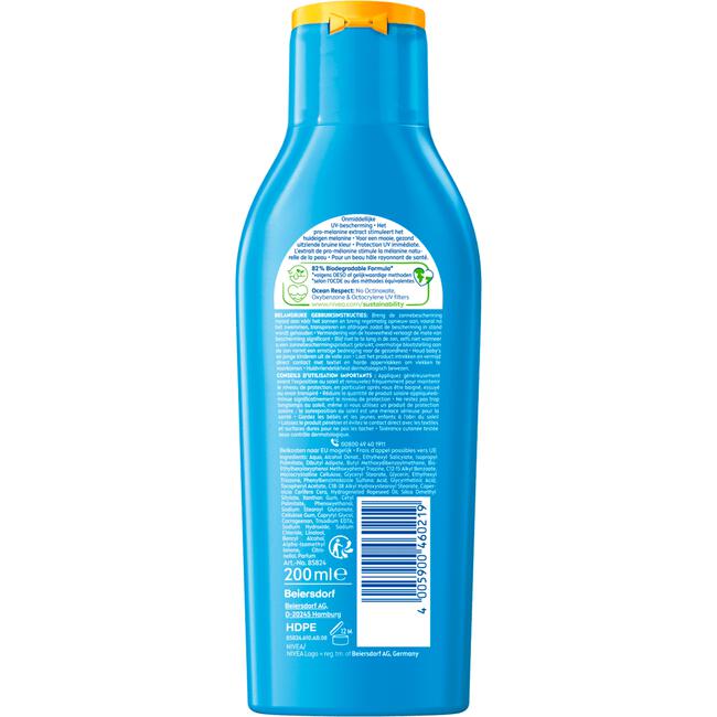 NIVEA SUN Zonnebrand Protect & Bronze Zonnemelk SPF 20 200 ML