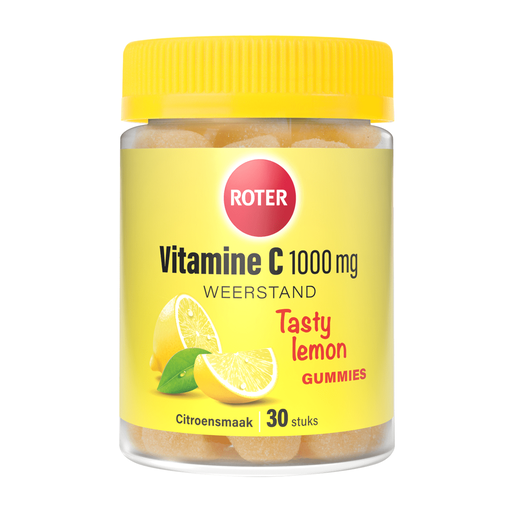 Roter Vitamine C 1000 MG Tasty Lemon Gummies 30 stuks