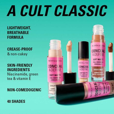 Revolution Conceal & Define Concealer C4C