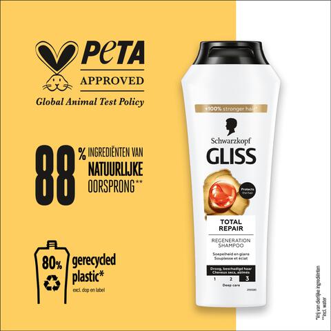Gliss Total Repair Shampoo 250ml