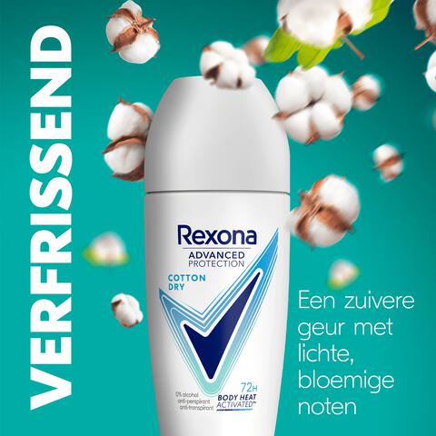 Rexona Woman Advanced Protection Cotton Dry Deodorant Roller 50 ML