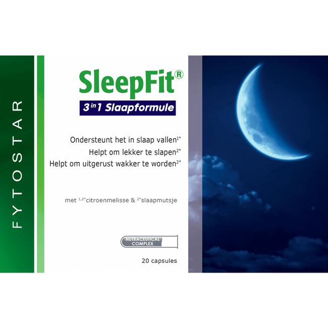 Fytostar Sleepfit 3 in 1 Slaapformule 20 capsules