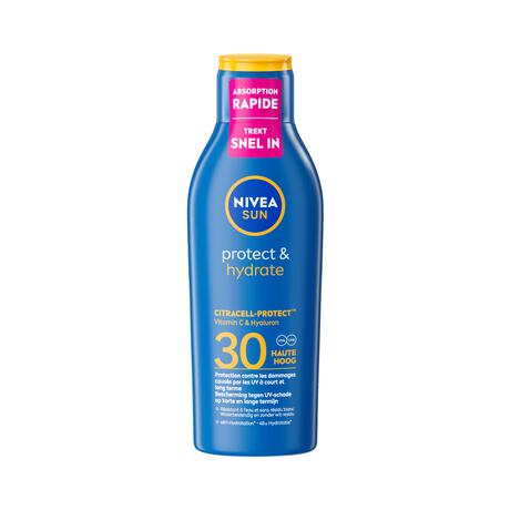 NIVEA SUN Zonnebrand Protect & Hydrate Zonnemelk SPF 30 200 ML