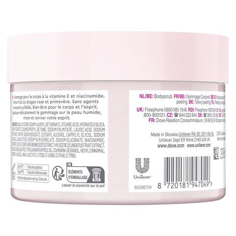 Dove Scrub Body+Mind Dragon Fruit & Primrose 295 Ml