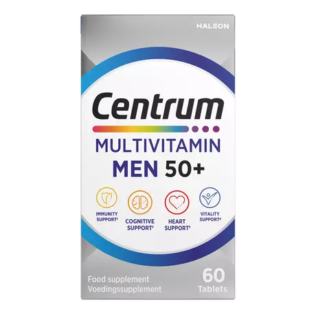Centrum Multivitamine Men 50+ 60 stuks