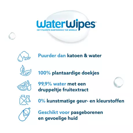 WaterWipes Billendoekjes 3x48 stuks