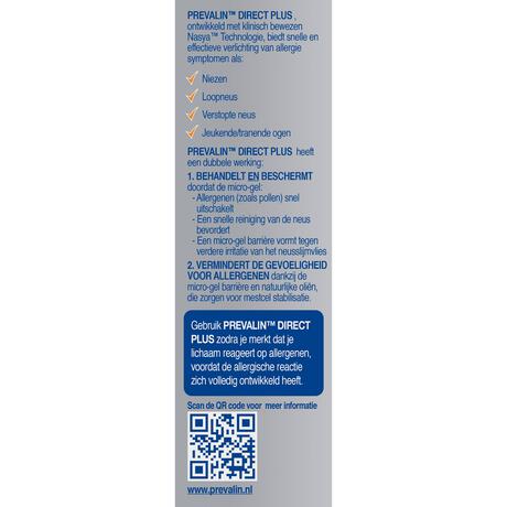Prevalin Direct Plus Hooikoorts Neusspray 20 ML