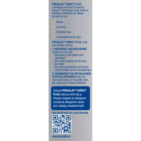 Prevalin Direct Plus Hooikoorts Neusspray 20 ML