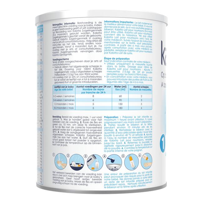 Kabrita Zuigelingenmelk 1 800GR