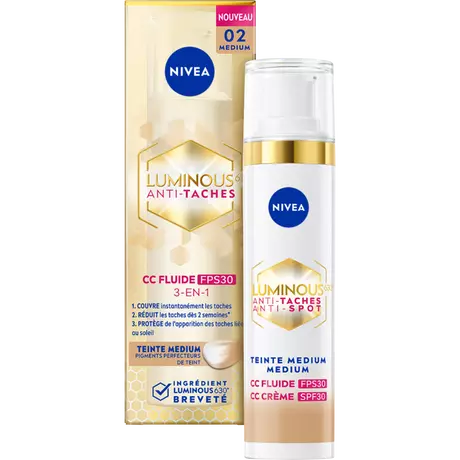 NIVEA Cellular Luminous630 CC Fluid SPF30 Medium 40 ML