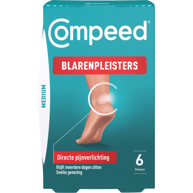 Kerkbank Meestal Slot Compeed Blarenpleisters Medium 6 stuks 6 EA | Etos