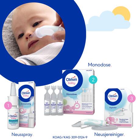 OtriCare Baby wegwerpdopjes bij Aspirator neusjesreiniger 10 stuks