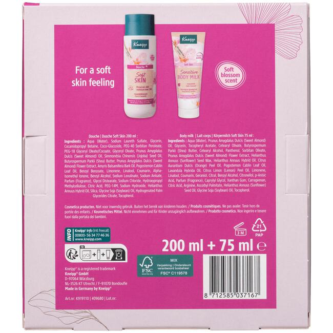 Kneipp Geschenkset Soft Skin Moments 200 ML + 75 ML