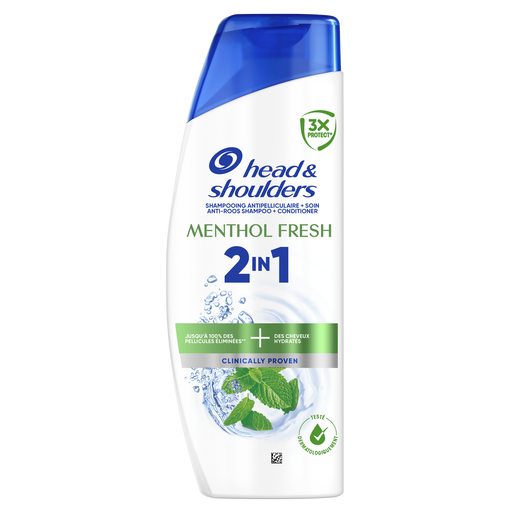 Head & Shoulders Menthol Fresh 2in1 Shampoo & Conditioner 250 ML