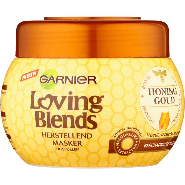 Garnier Loving Blends Honing Goud Herstellend Masker 300 ML | Etos