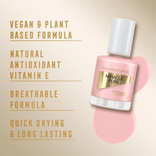 Max Factor Miracle Pure Vegan Nagellak 202 Natural Pearl