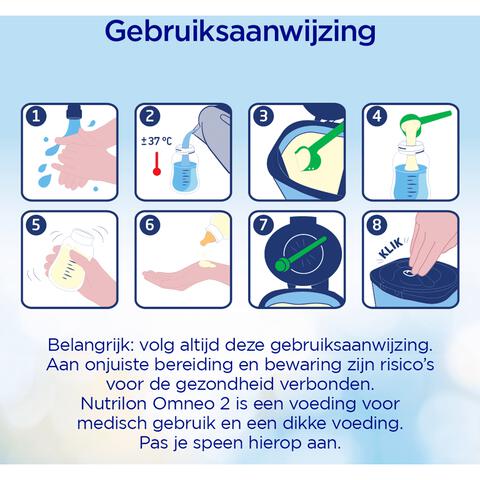 Nutrilon Omneo 2 Flesvoeding Vanaf 6 Maanden 800 GR