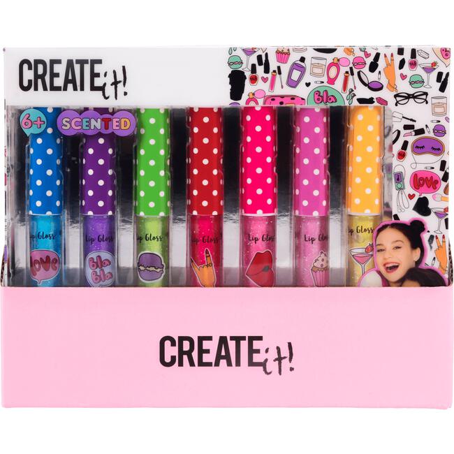 Create It! Lipgloss Met Glitter&Geur 7 stuks