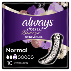 Always Discreet Boutique Urineverlies Verband Normal 10 Stuks