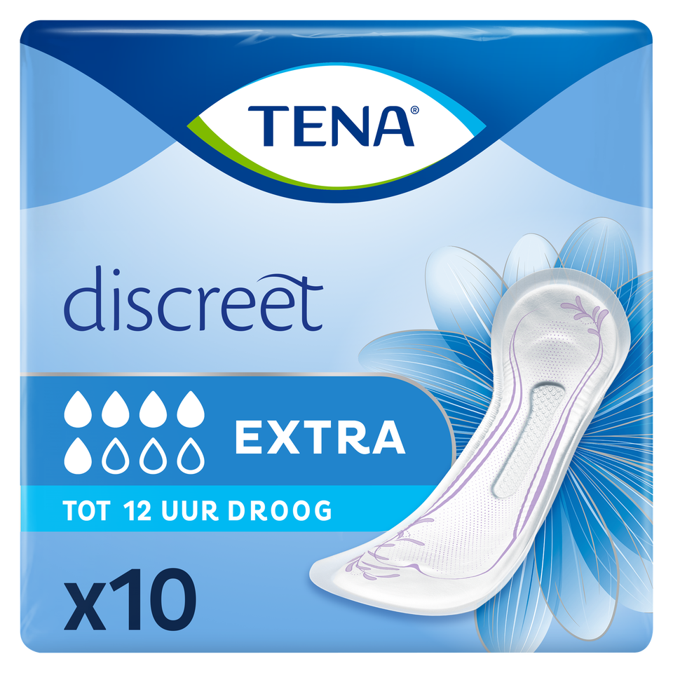 TENA Discreet Extra Incontinentieverband 10 - 10 stuks