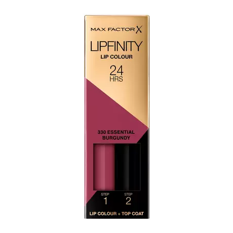 Max Factor Lipfinity Lip Colour 2-Step Long Lasting Lipstick 330 Burgundy