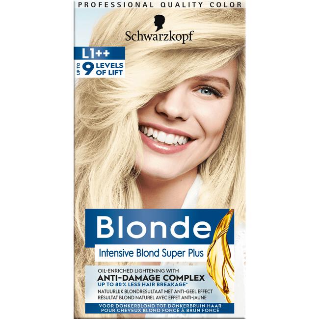 Schwarzkopf Blonde Omega Plex Intensive Blond Super Plus L1++ Haarkleuring