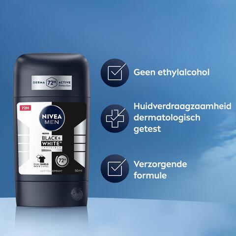 NIVEA MEN Black & White Deodorant Stick 50 ML