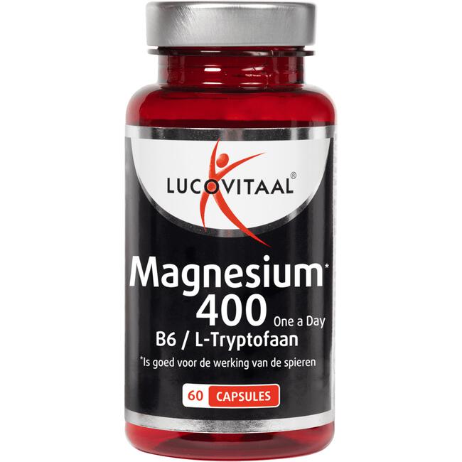 Lucovitaal Magnesium 400 Vitamine B6 & L-Tryptofaan Capsules