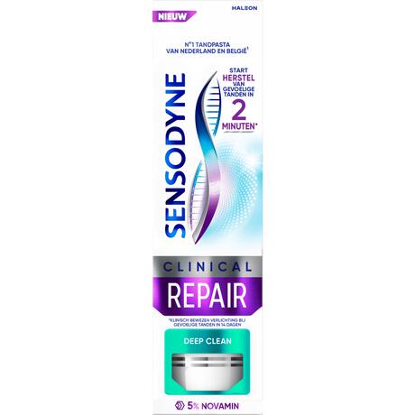 Sensodyne Clinical Repair Deep Clean Tandpasta - 75ML