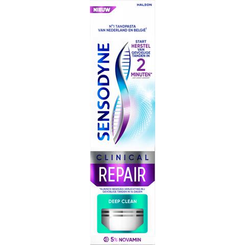 Sensodyne Clinical Repair Deep Clean Tandpasta - 75ML