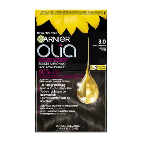 Garnier Olia Permanente Haarverf 3.0 Donkerbruin