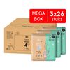 Etos Puur &amp; Zacht Luiers Maxi Maat 4 9-14 kg Megabox 78 stuks
