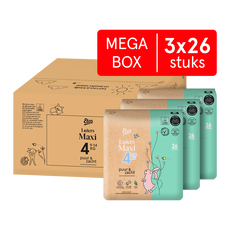 Etos Puur & Zacht Luiers Maxi Maat 4 9-14 kg Megabox 78 stuks
