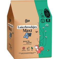 Etos Puur & Zacht Luierbroekjes Maat 4 Maxi 8-15 kg 20 stuks