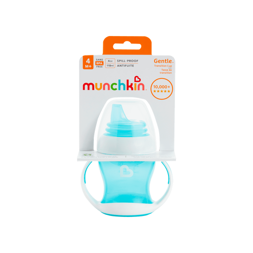 Munchkin Gentle Transition Anti-Lek Drinkbeker Blauw
