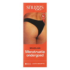 Snuggs Brazilian Light Menstruatie Ondergoed Maat L
