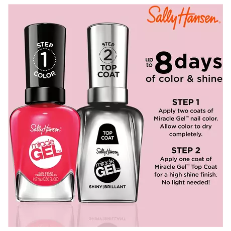 Sally Hansen Miracle Gel Nagellak Pink Tank 220 Roze 14,7 ML