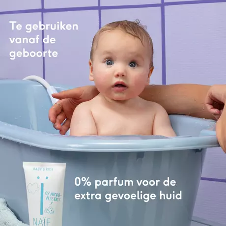 Naïf Baby & Kids 2-In-1 Shampoo & Body Wash 0% Parfum Navulverpakking 500 ML