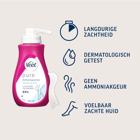 Veet Minima Ontharingscreme Gevoelige Huid 400 ML