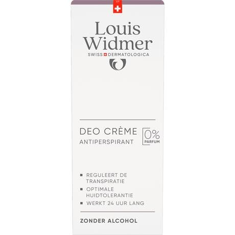 Louis Widmer Bodycare Deodorant Creme Zonder Parfum 40 ML