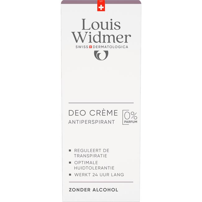 Louis Widmer Deo Crème Zonder Parfum 40 ML