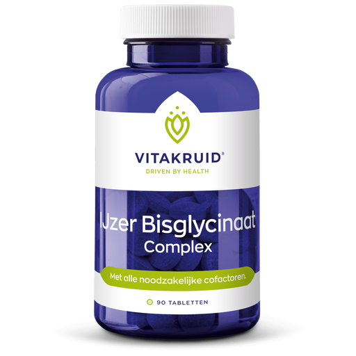 Vitakruid IJzer Bisglycinaat Complex Tabletten 90 stuks