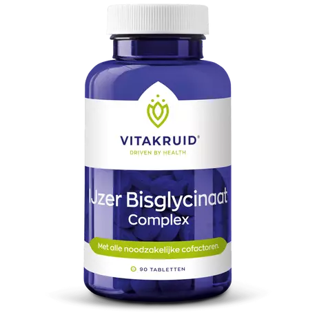 Vitakruid IJzer Bisglycinaat Complex Tabletten 90 stuks