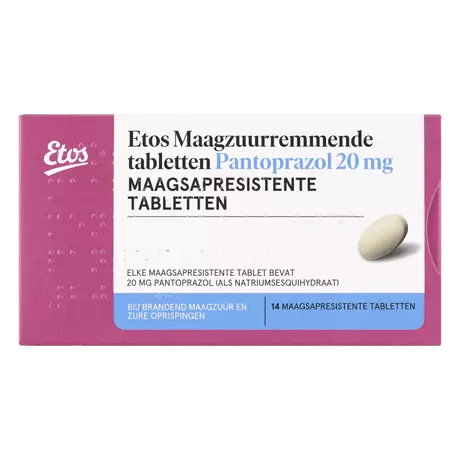 Etos Pantoprazol 20 MG 14 stuks