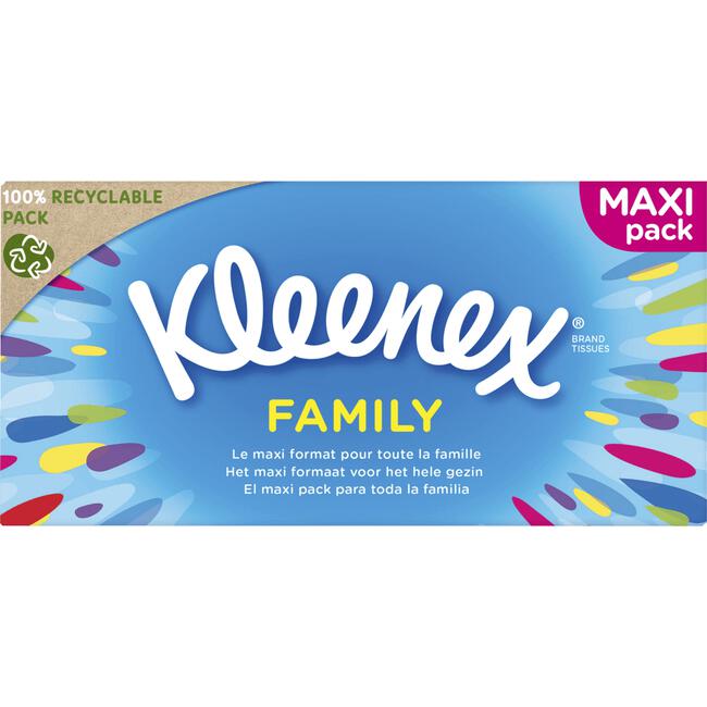 Kleenex Tissues Family Box 128 stuks