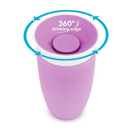 Munchkin Miracle 360° Sippy Anti-Lek Drinkbeker Paars
